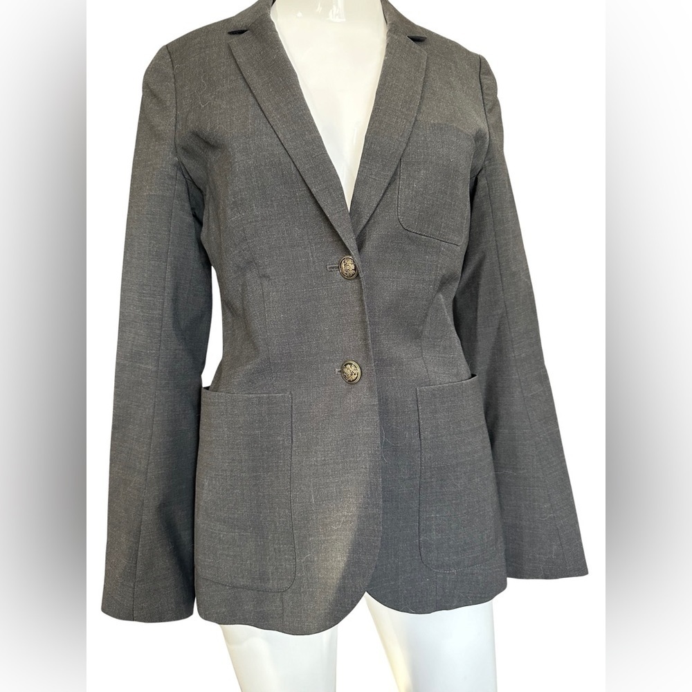 Aritzia heathered, black blazer